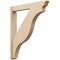Ekena Millwork 5 1/2-in W x 34-in D x 40-in H Funston Trad Rough Cedar Woodgrain TimberThane Outlooker, Primed Tan OUTUR055X34X40FST04RCPR - alternate 1